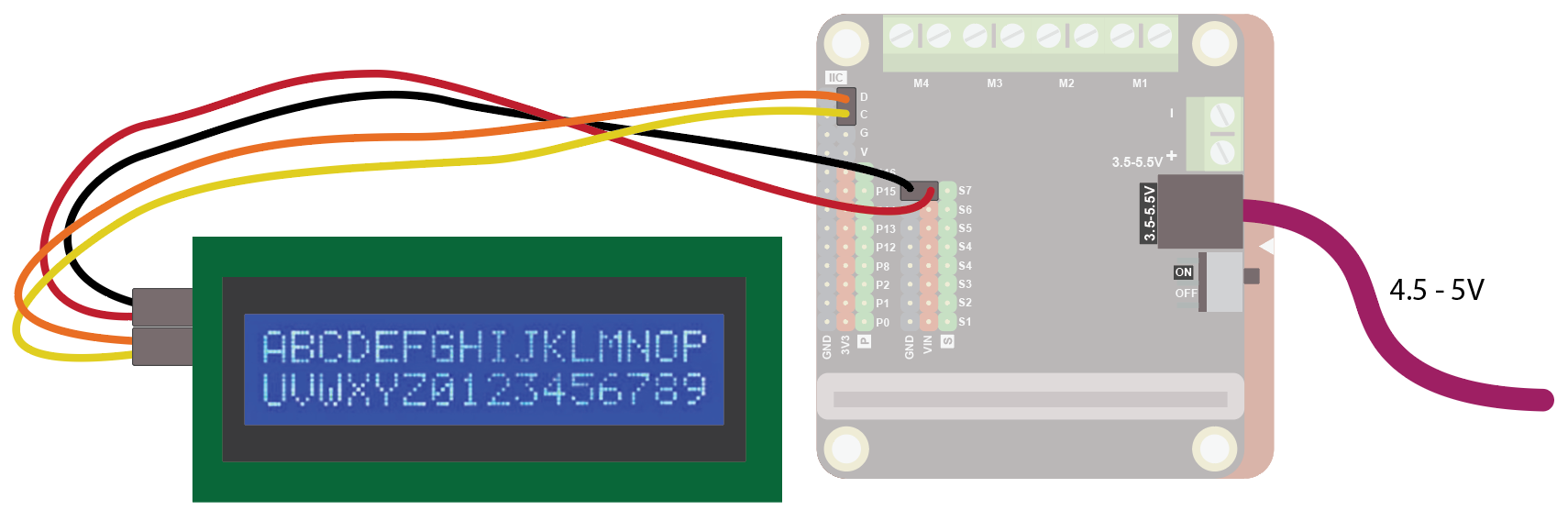 Wiring motor